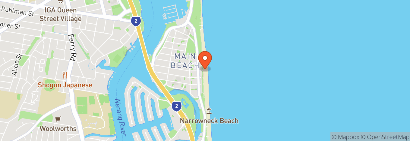 Map of Mano's Tedder Ave