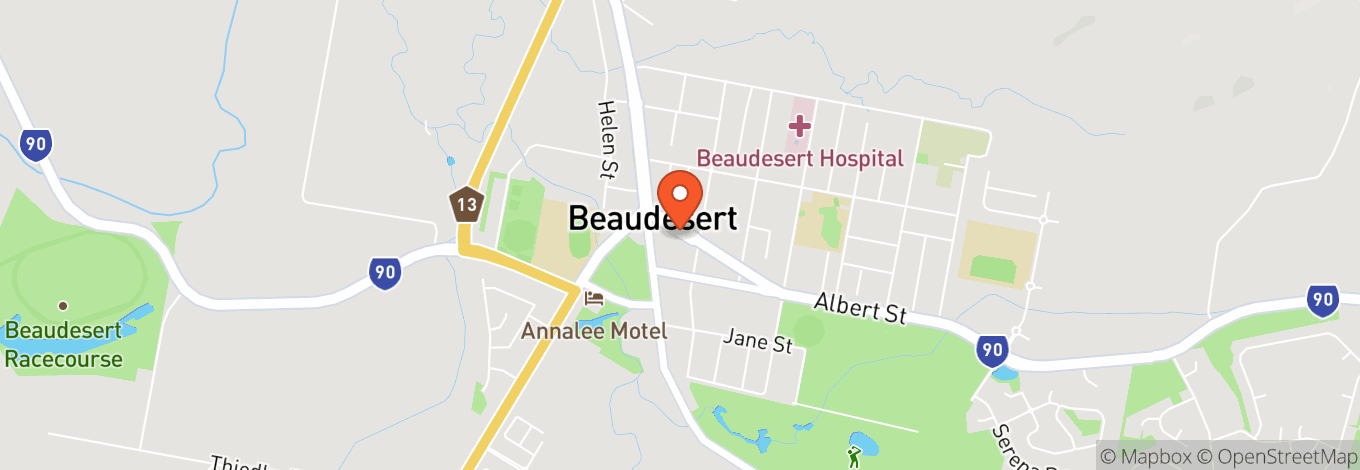 Map of Beaudesert Rsl Club