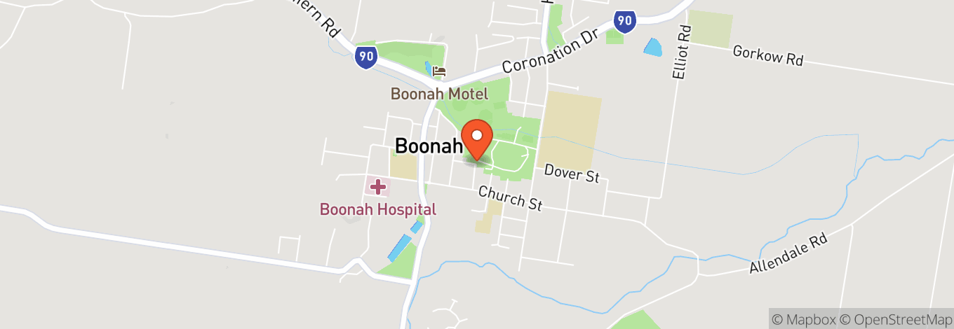 Map of Boonah Showgrounds