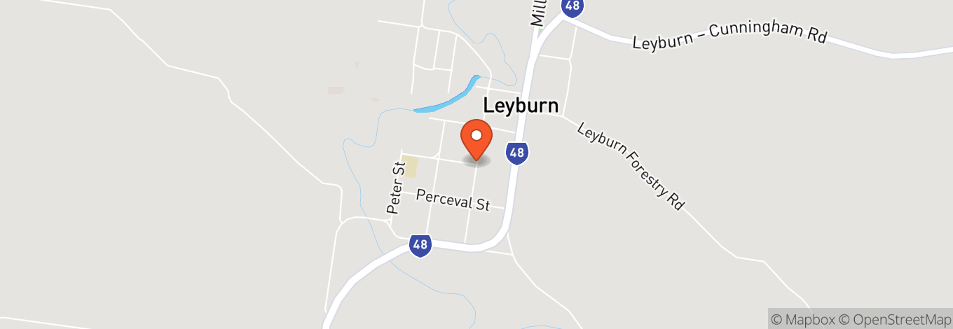 Map of Leyburn