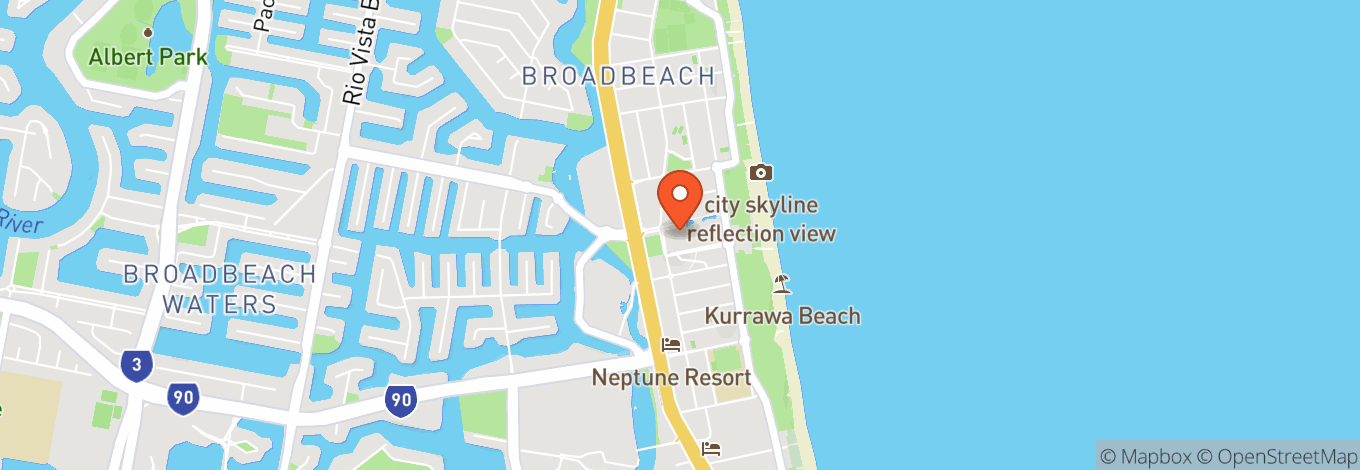 Map of Sofitel Gold Coast Broadbeach