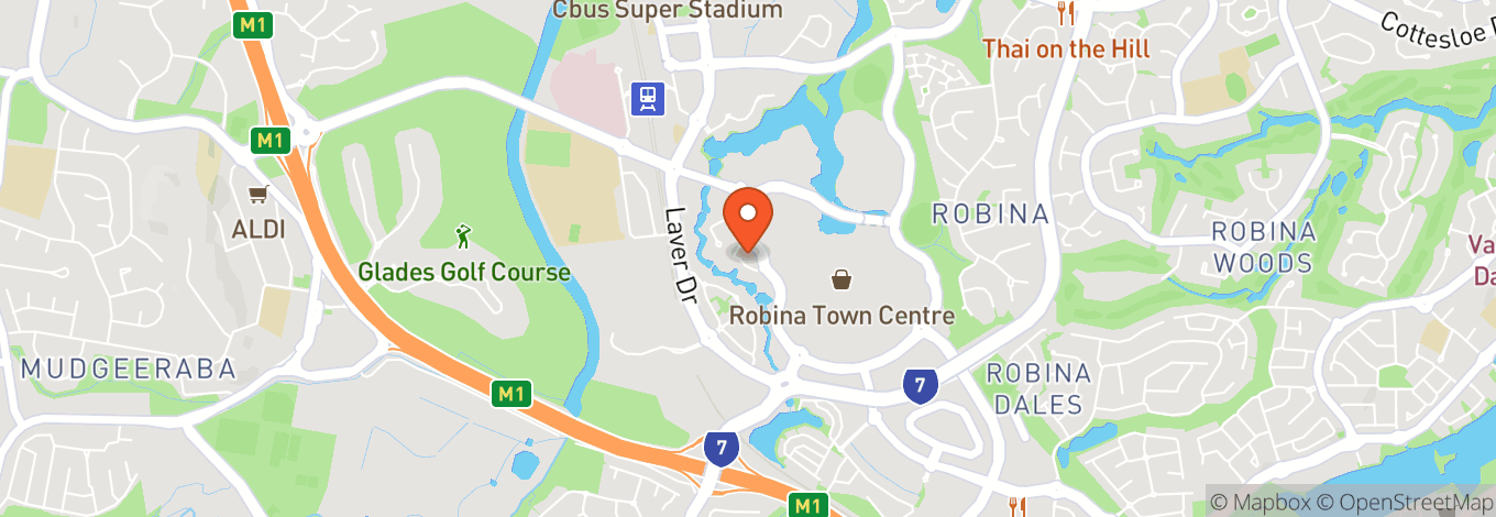 Map of Robina Auditorium