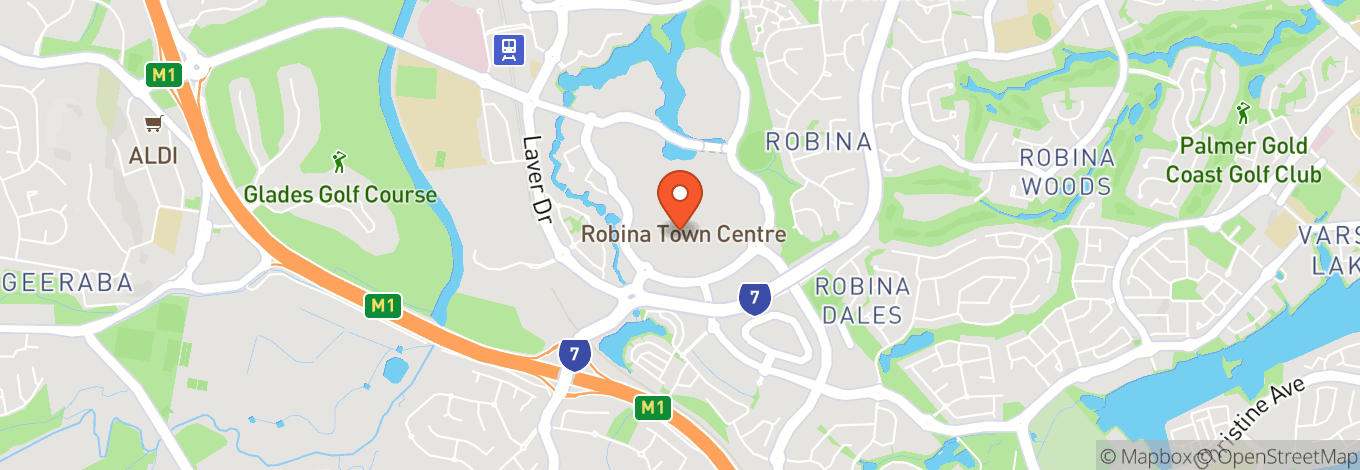Map of Robina Town Centre
