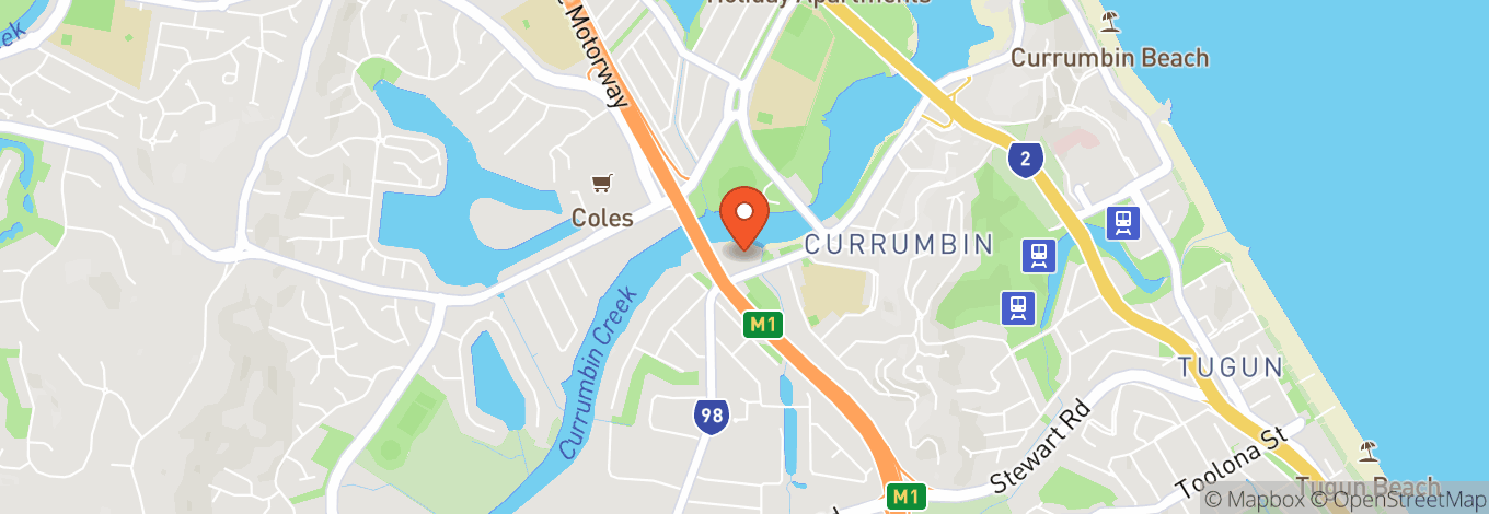 Map of Currumbin Rsl