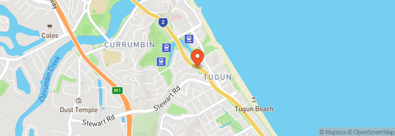 Map of Surf World Gold Coast