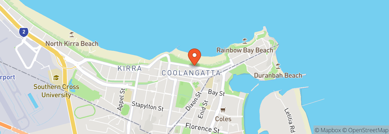 Map of The Coolangatta Hotel