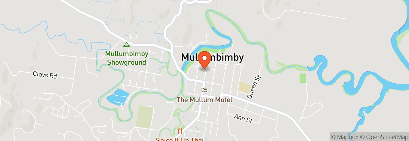 Map of Mullumbimby Ex-Services Club