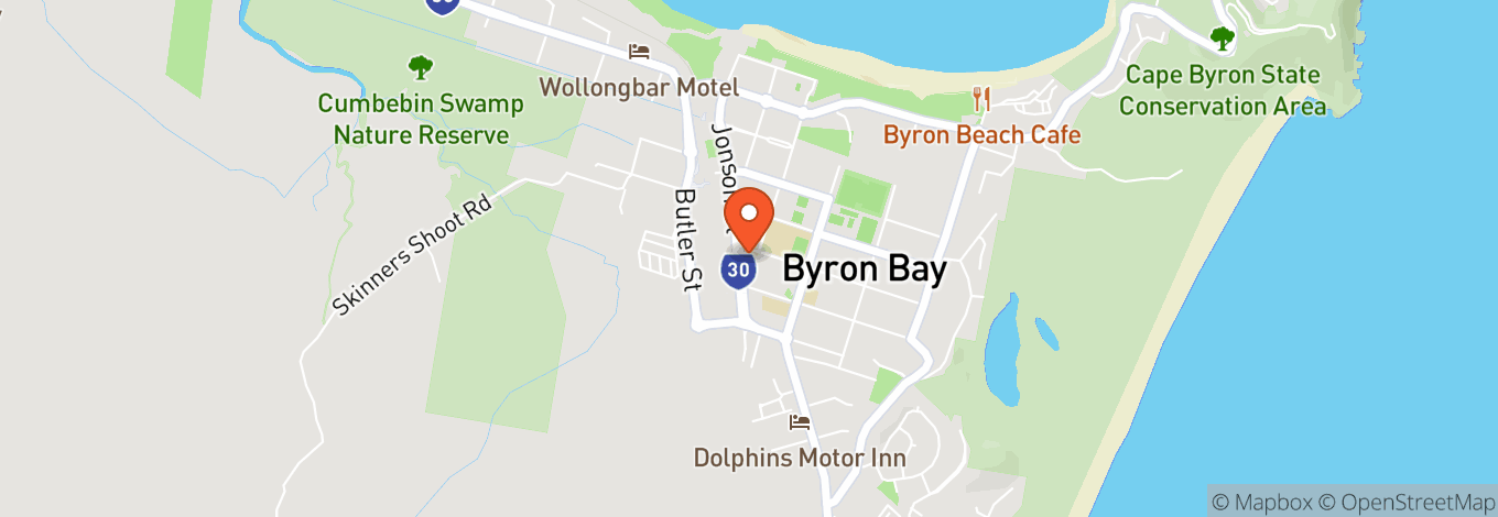 Map of The Backyard Byron