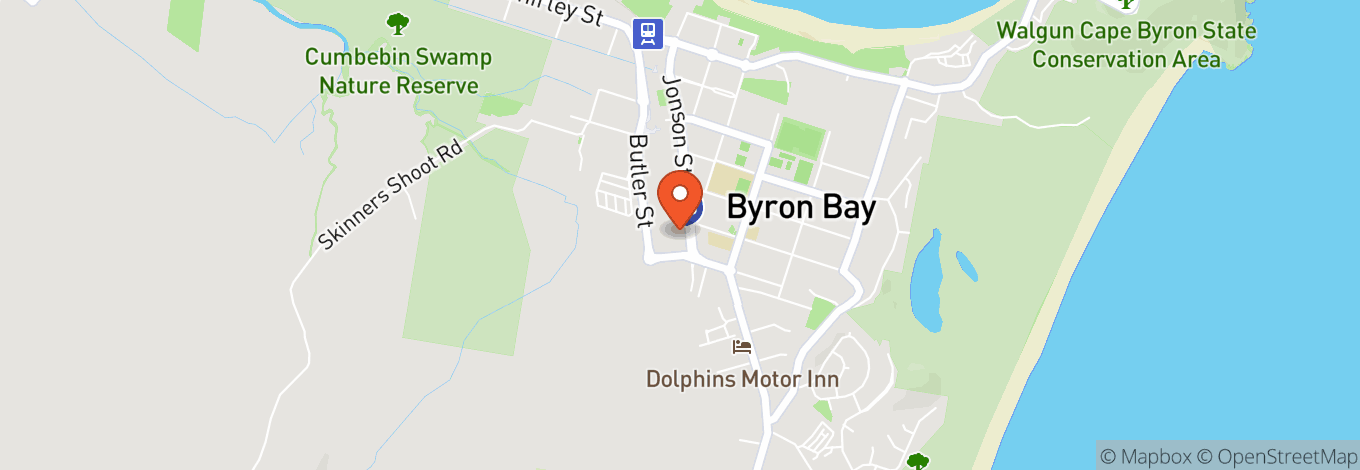 Map of Byron Bay Services Club