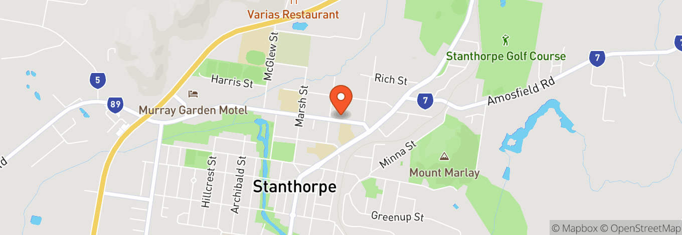 Map of Stanthorpe Little Theatre