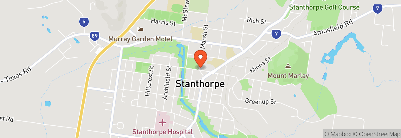 Map of Stanthorpe Civic Centre