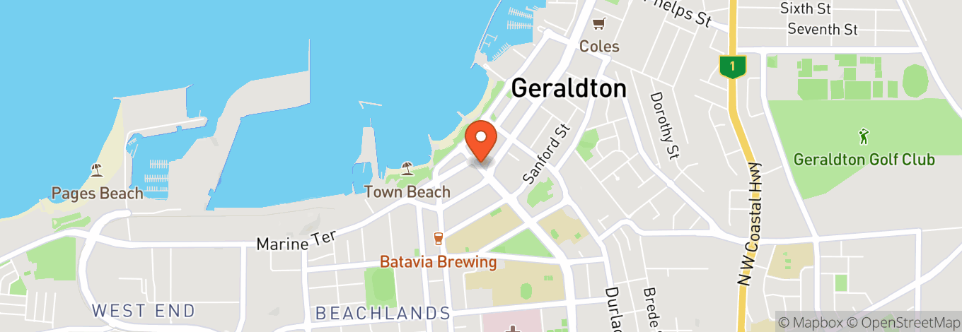 Map of Old Man & The Sea Rooftop Bar