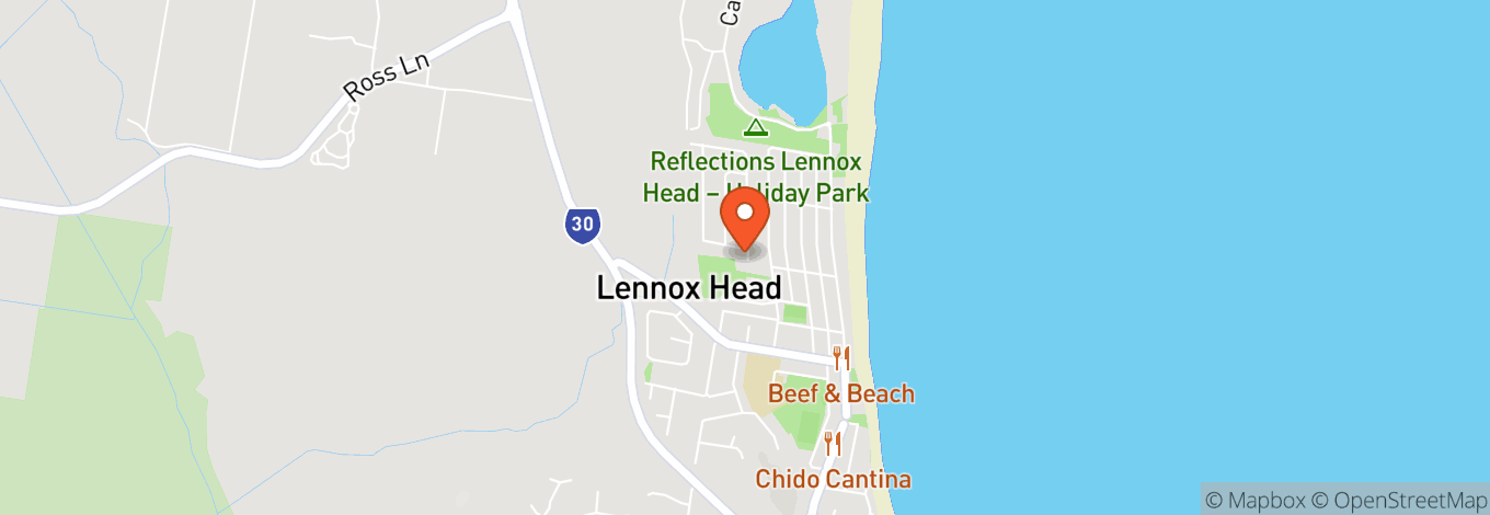 Map of Lennox Head Cultural Centre