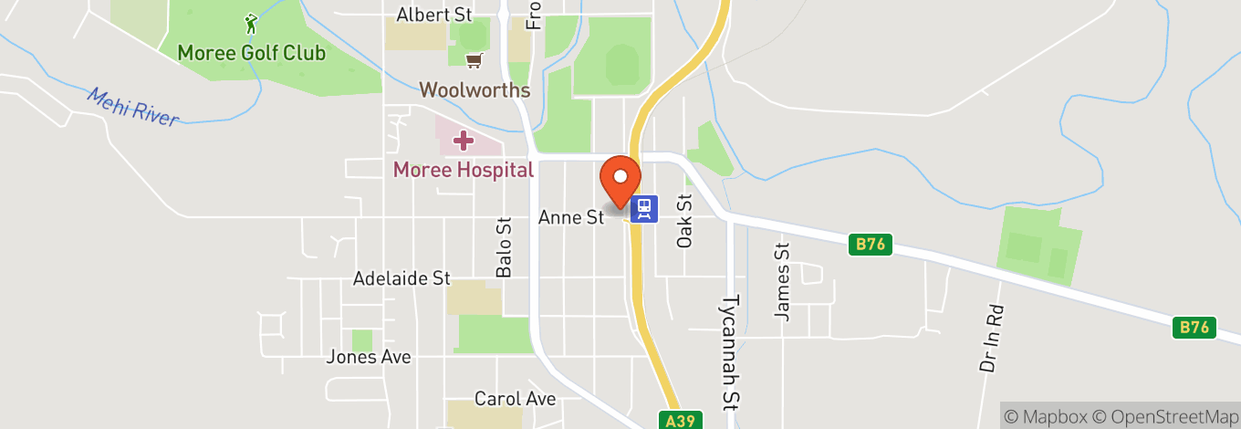 Map of Victoria Hotel Moree