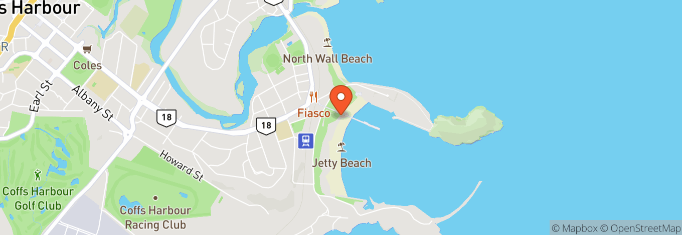 Map of Jetty Beach House