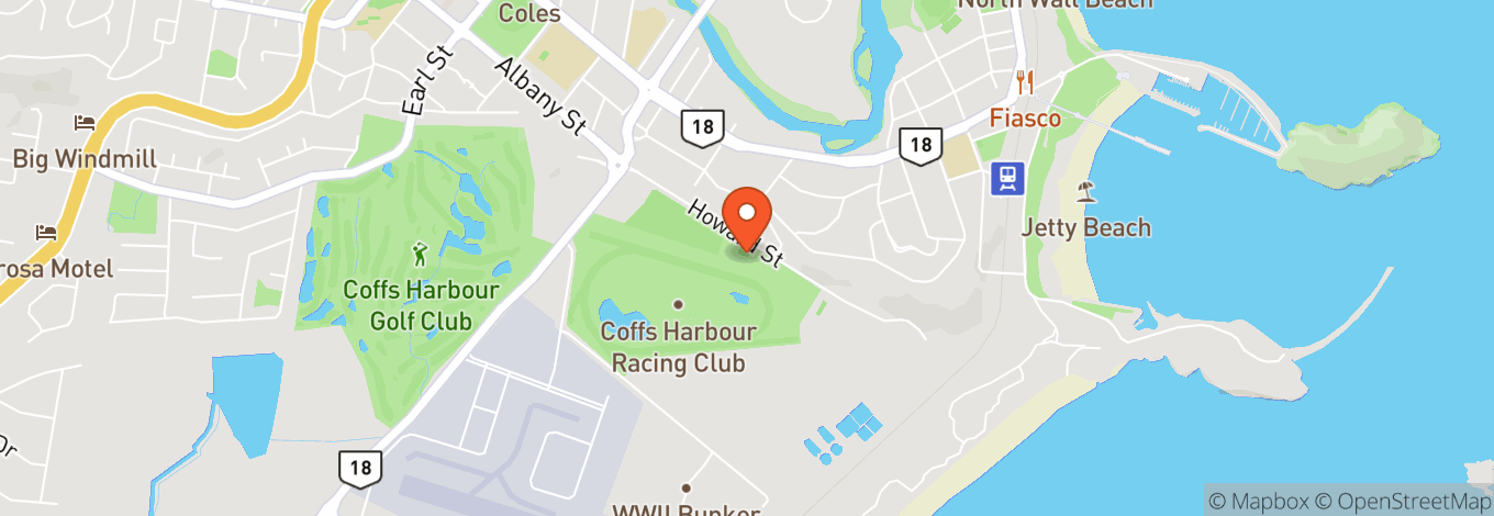 Map of Coffs Harbour Racing Club And Function Centre