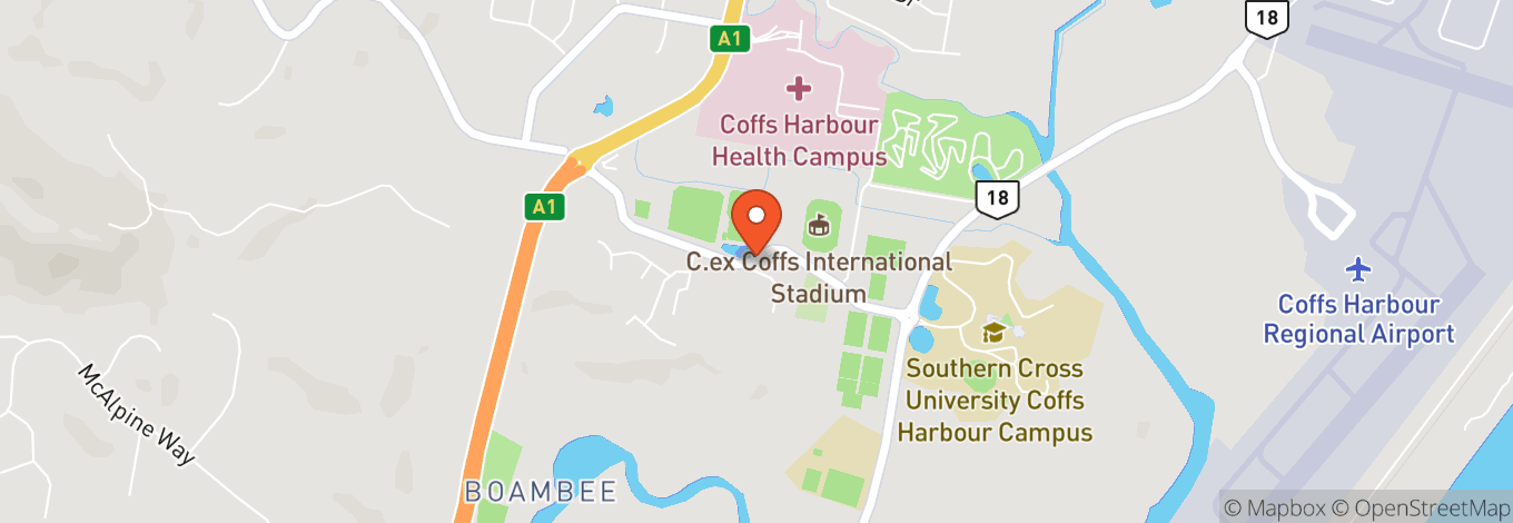 Map of C.ex Coffs International Stadium