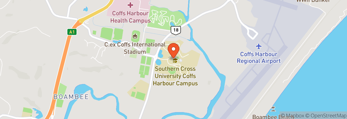 Map of Coffs Harbour Education Campus