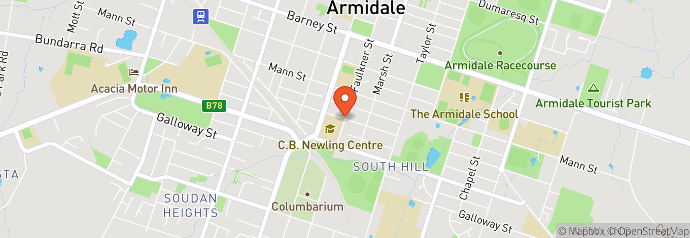 Map of New England Conservatorium of Music