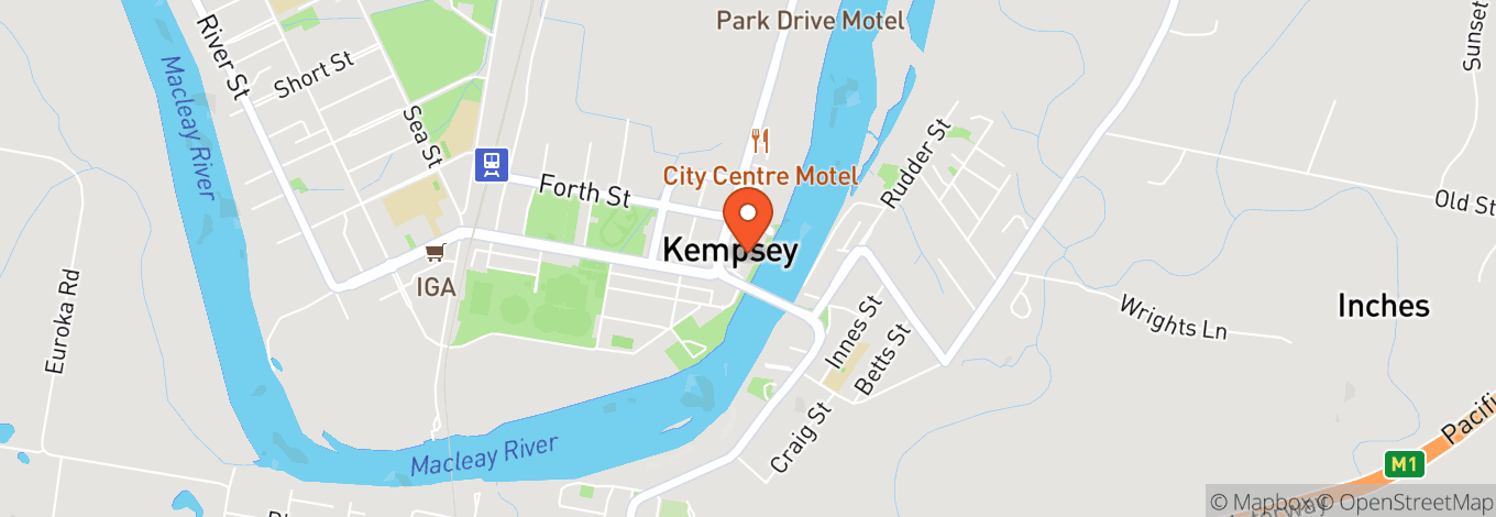 Map of Kempsey Macleay Rsl Club