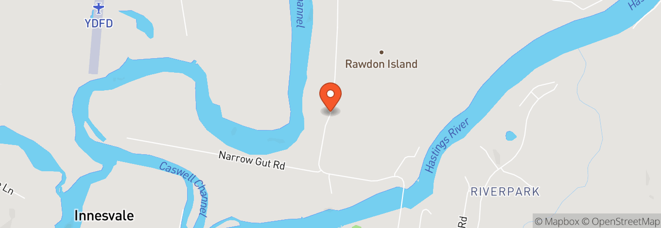 Map of Little Rawdon Island