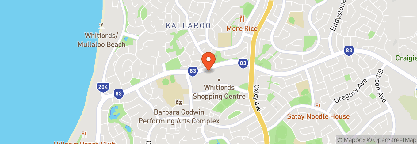 Map of Iplay Whitfords