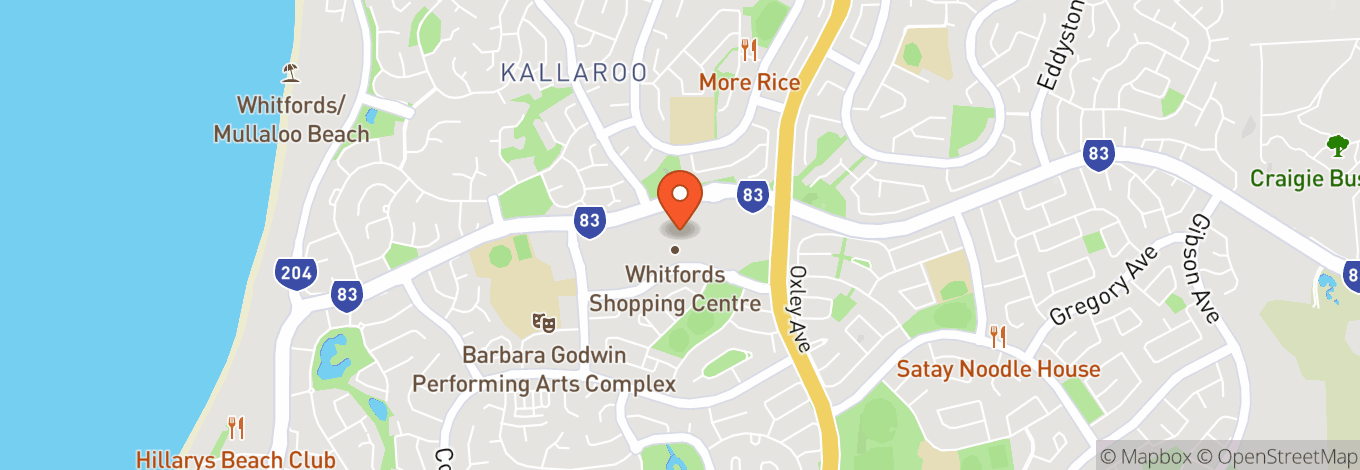 Map of Event Cinemas Whitford