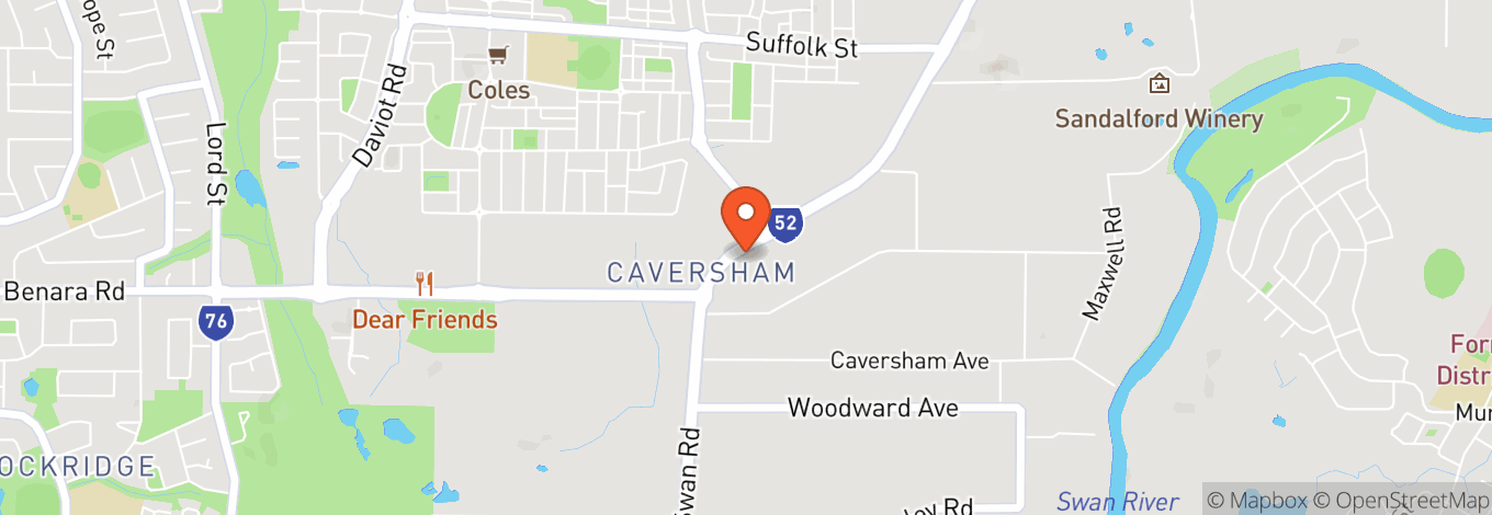 Map of Caversham Memorial Hall