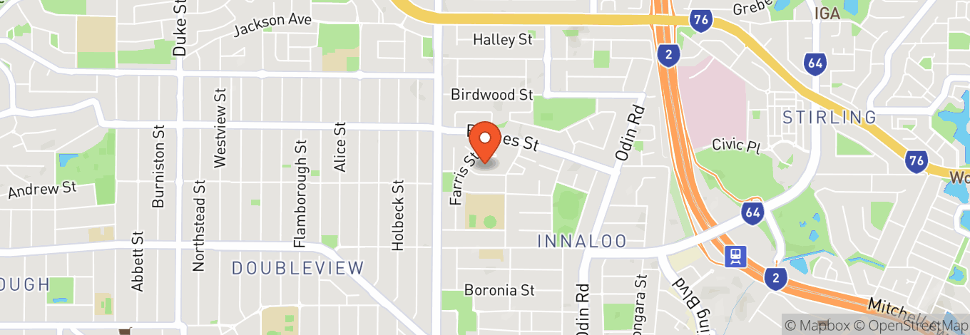 Map of The Saint George Hotel