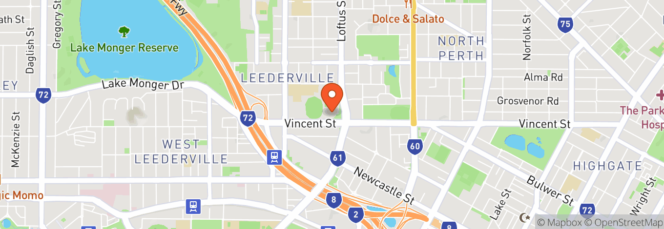 Map of Sullivan Logistics Stadium (Leederville Oval)