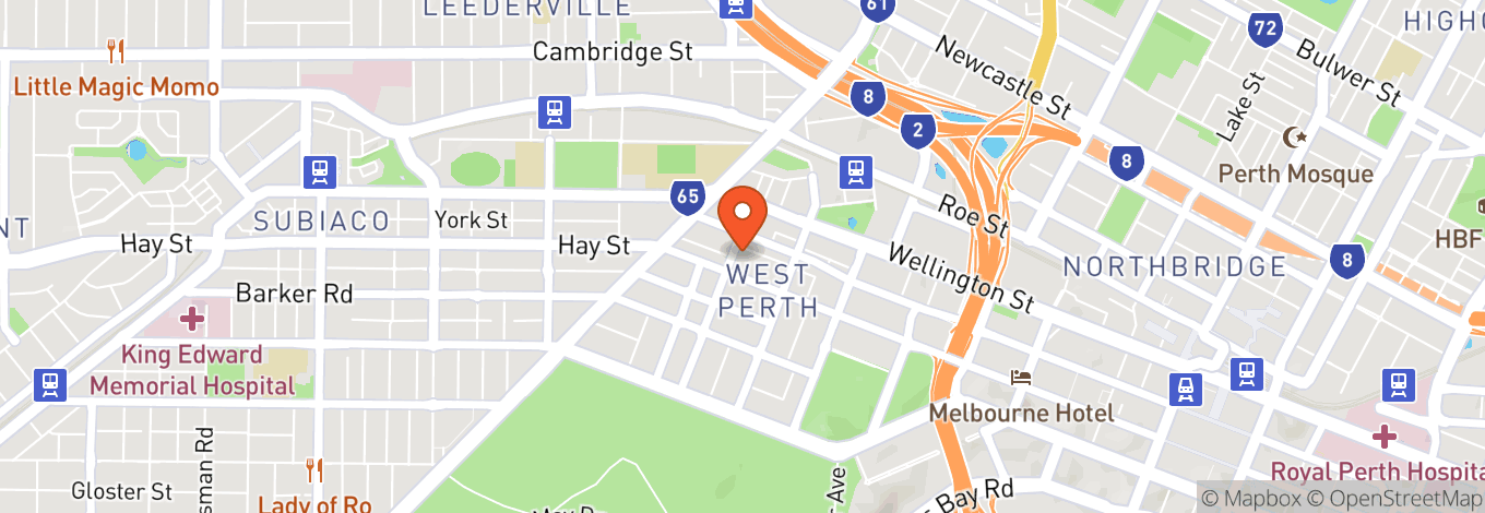 Map of Mayfair Lane Pub & Dining Room