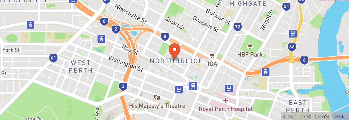 Map of Northbridge Piazza