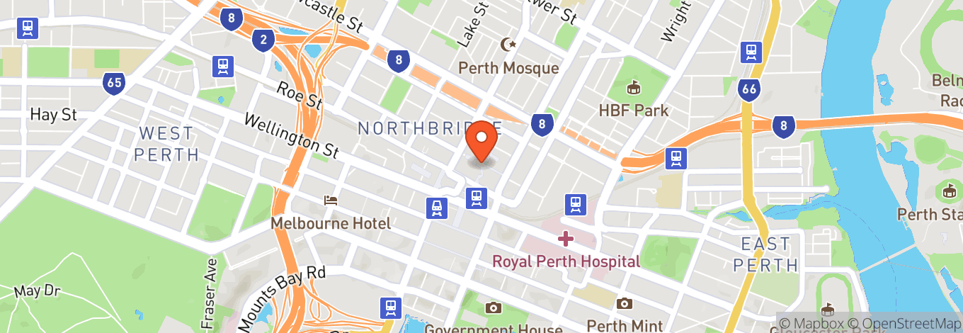 Map of The Art Gallery Of Western Australia | Agwa