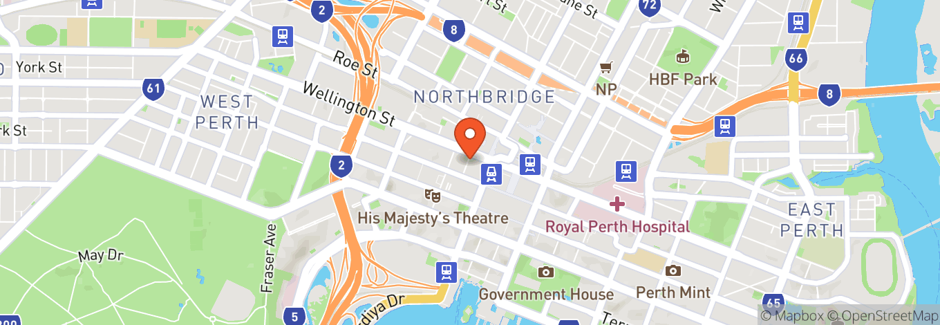 Map of Secret Venue (Perth)