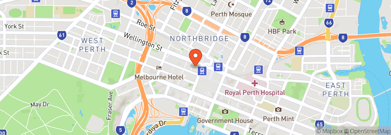 Map of Palace Cinemas Raine Square