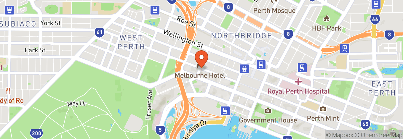 Map of City Beer Hall