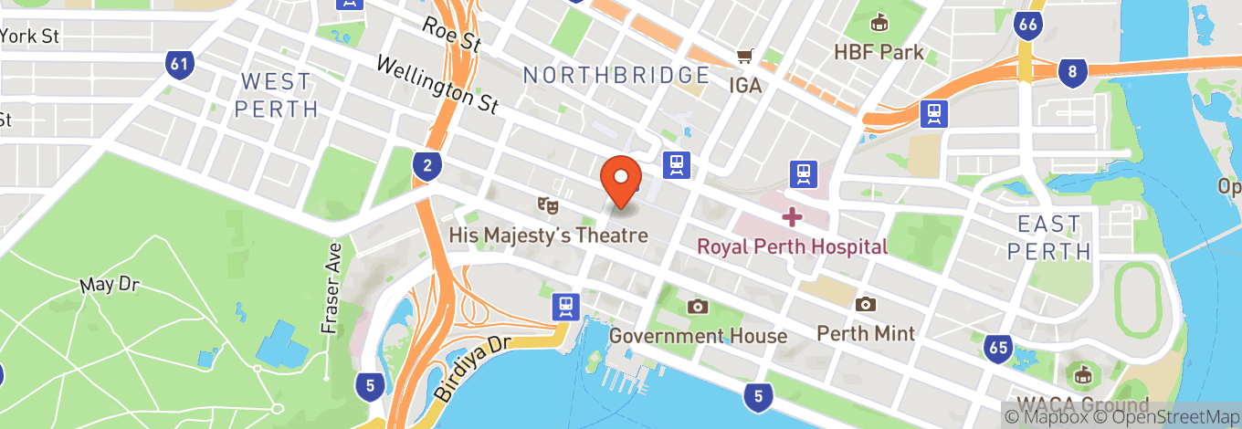 Map of Private Rooftop Venue