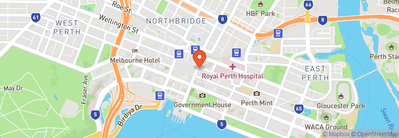 Map of Qt Perth