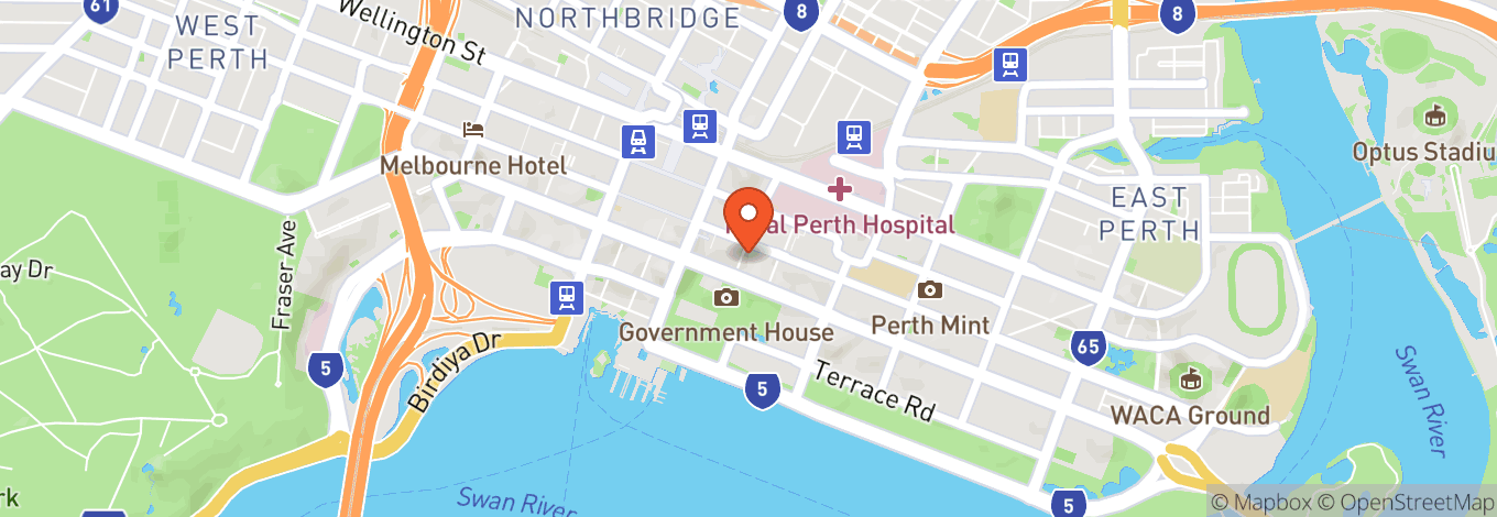 Map of After Dark Gallery & Studio