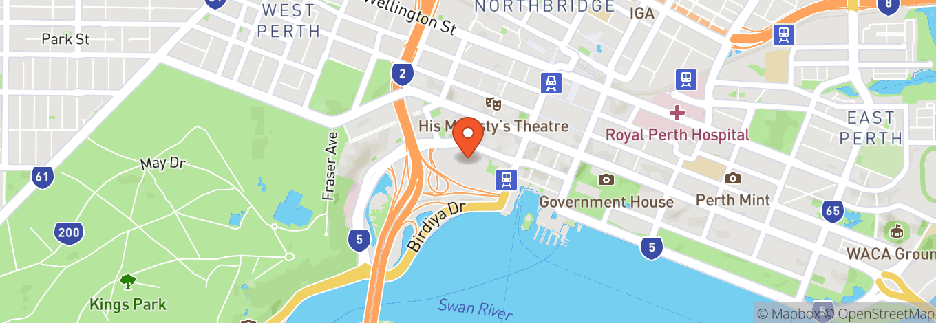 Map of Riverside Theatre - Pcec