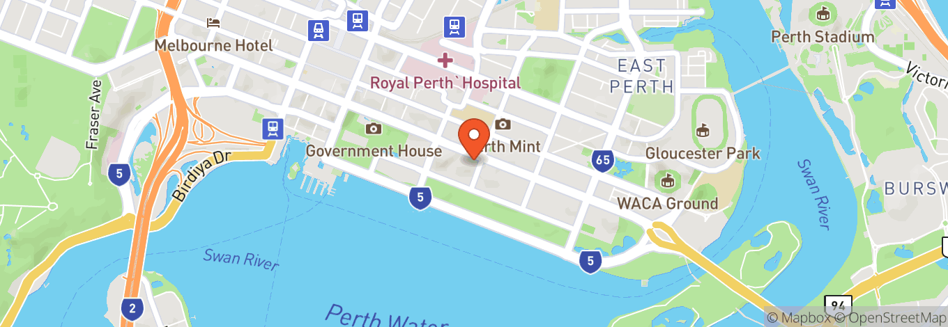 Map of Novotel Perth