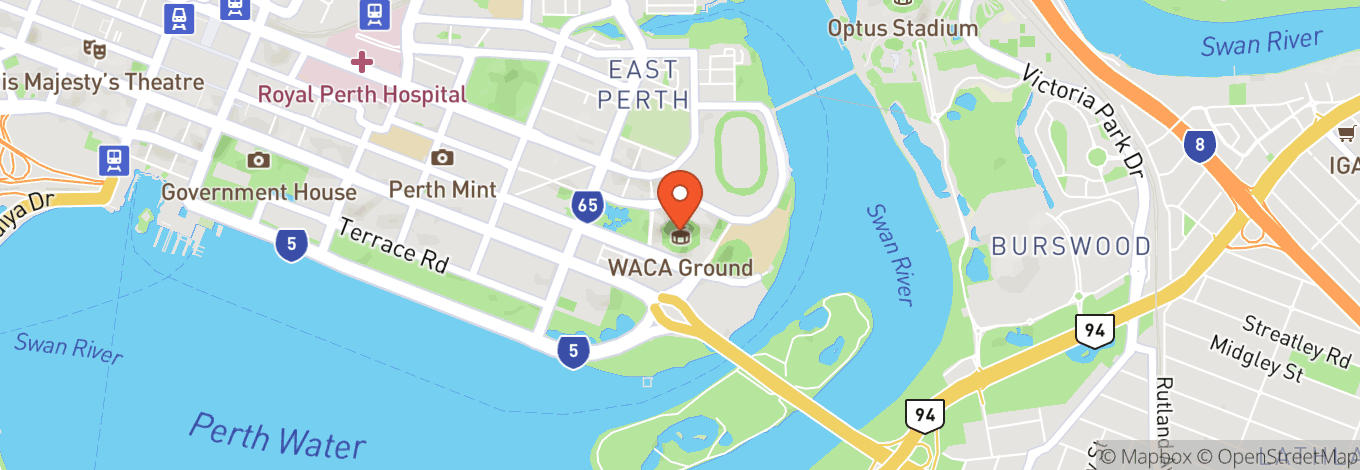 Map of Waca  Ground