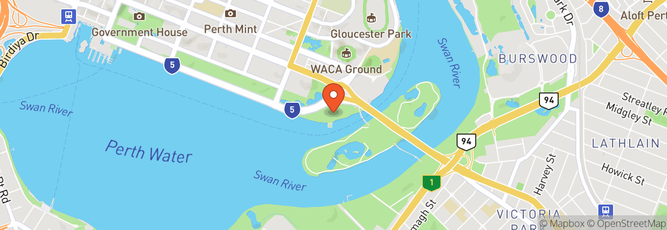 Map of The Point Rooftop Bar