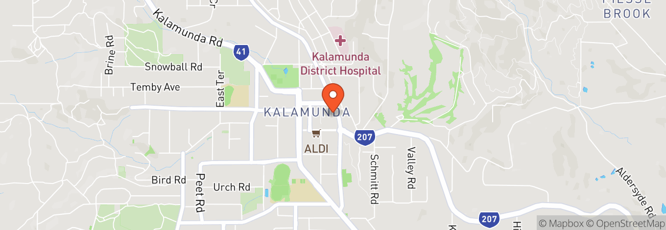Map of Kalamunda Hotel