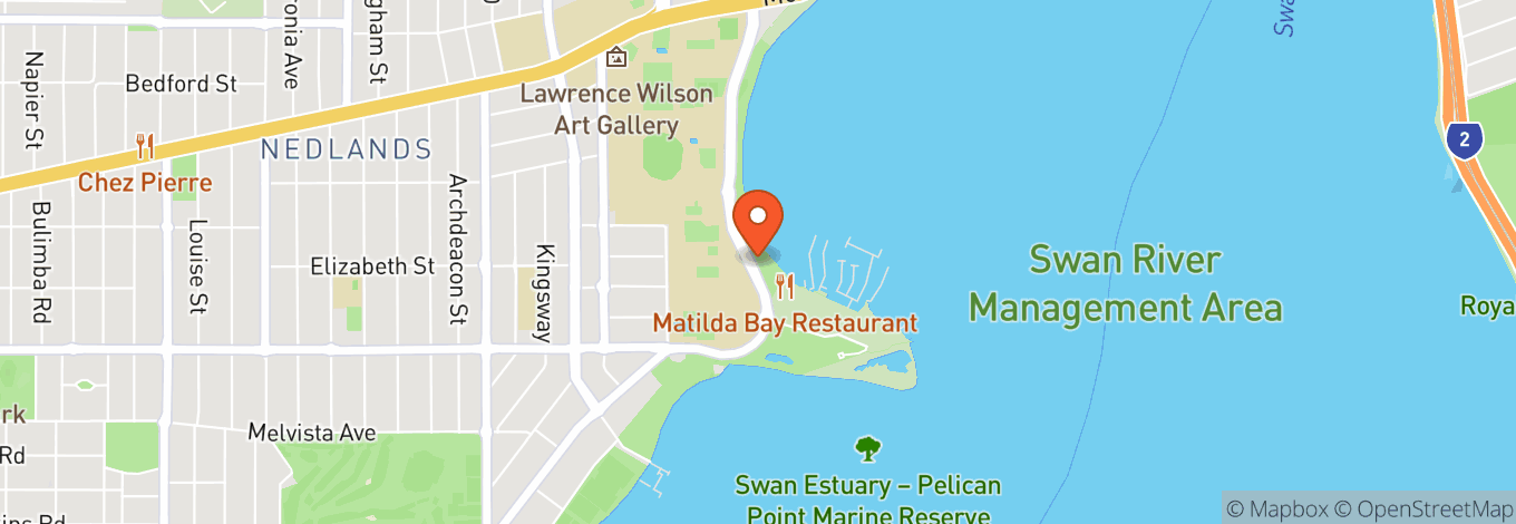 Map of Matilda Bay Restaurant
