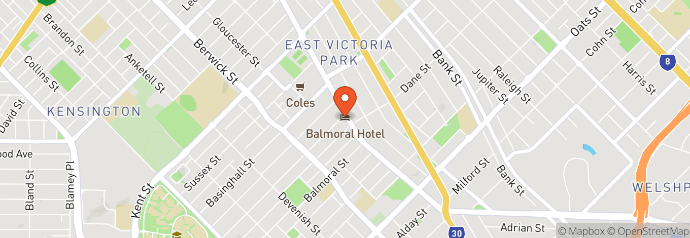 Map of Balmoral Hotel