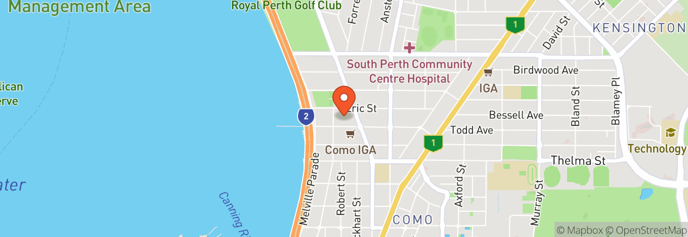 Map of The Revival House Perth