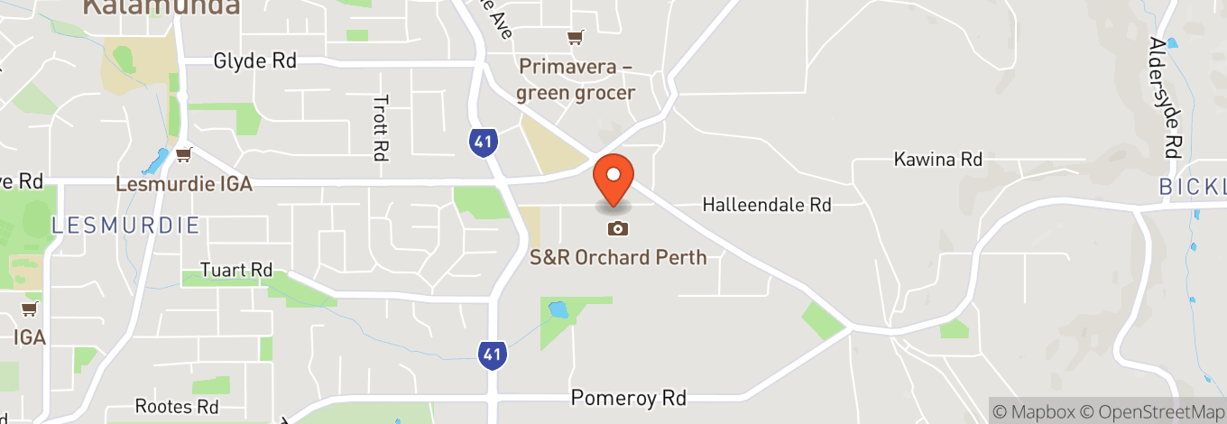 Map of S&R Orchard Perth
