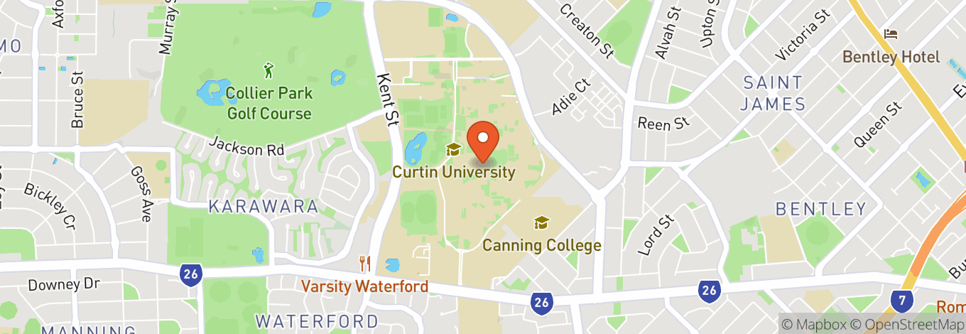 Map of Elizabeth Jolley Lecture Theatre - Curtin University