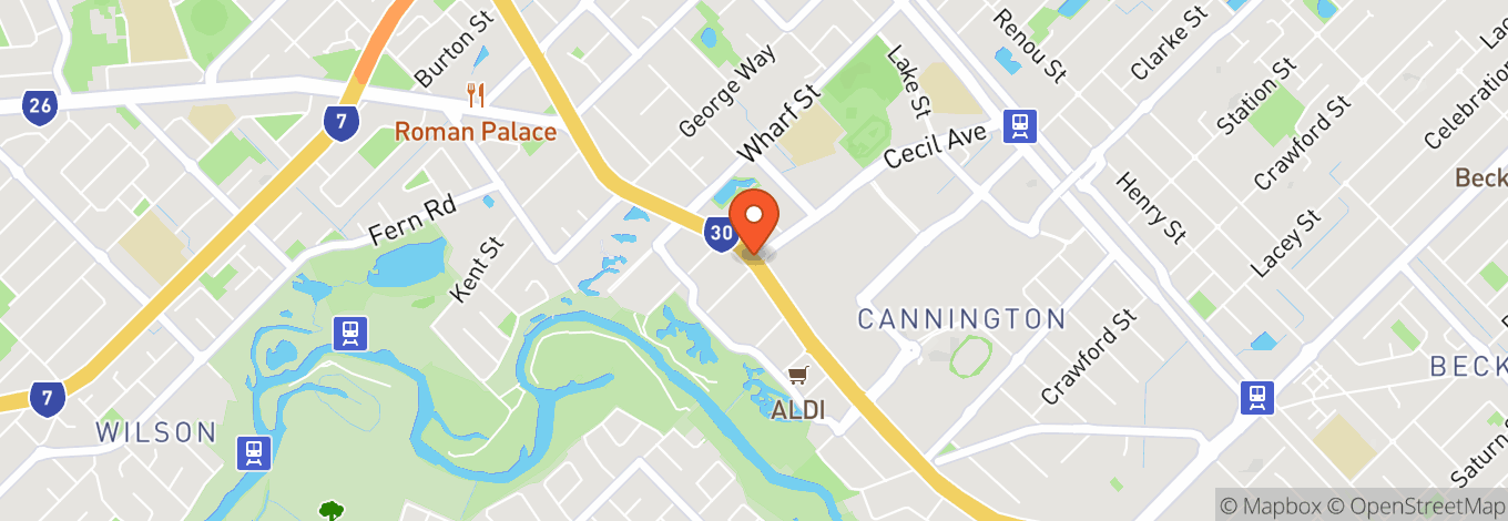 Map of Cannington Exhibition Centre & Showgrounds